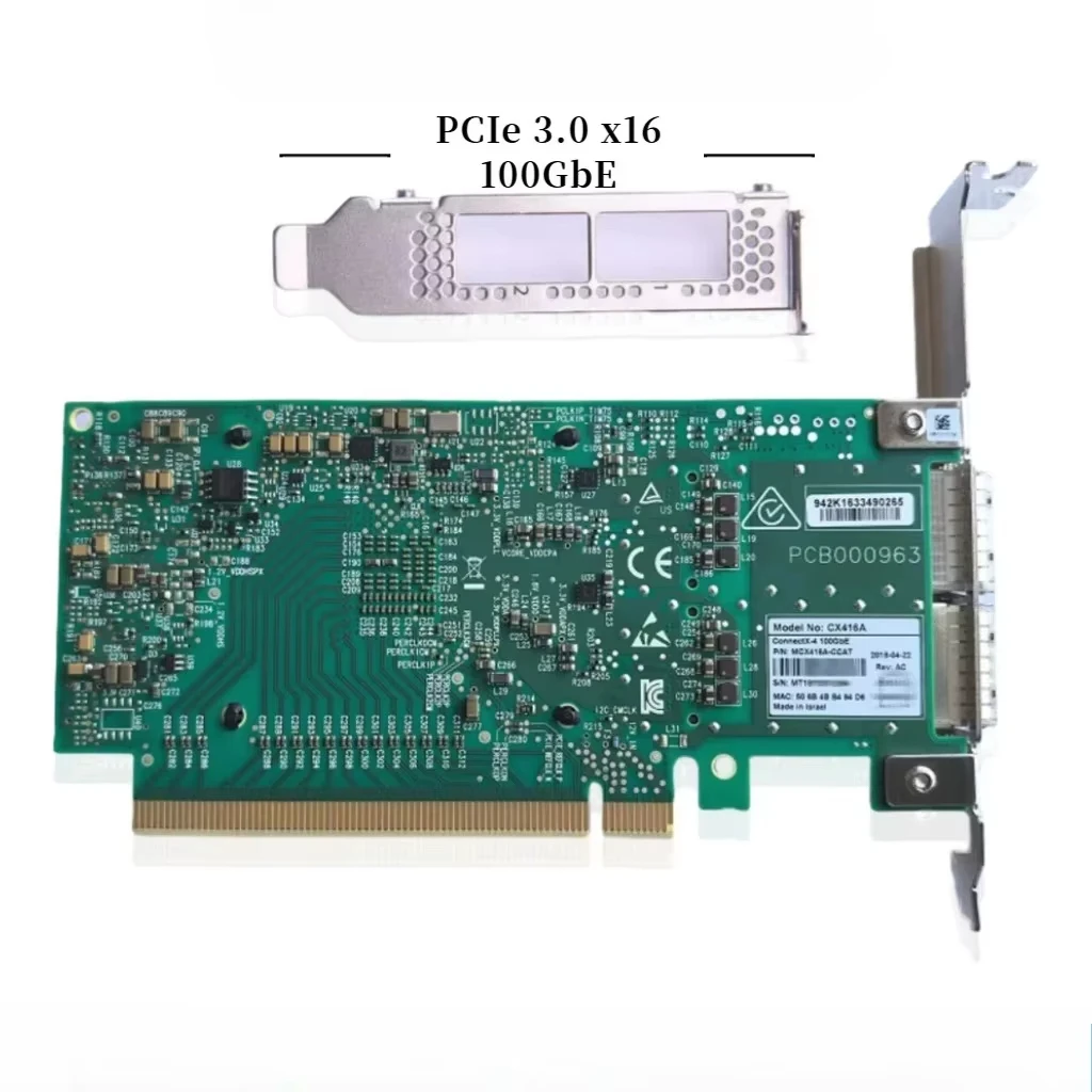 Mellanox MCX416A-CCAT ConnectX - 100Gbe Qsfp28 Network Card 评论和价格